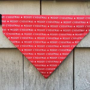 Dog Bandana - Merry Christmas - Medium